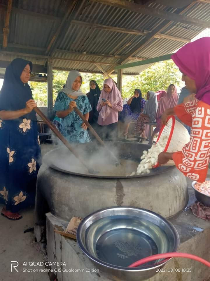 Proses memasak bubur Asyura