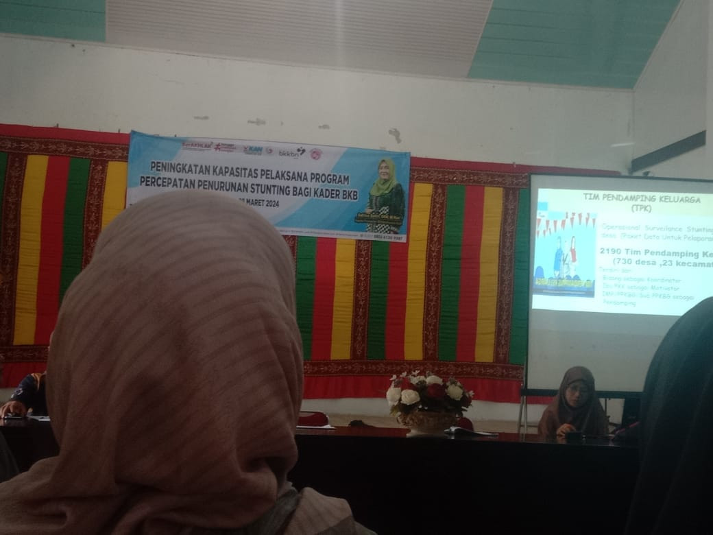 Peningkatan kapasitas pelaksana program percepatan penurunan stunting bagi kader BKB