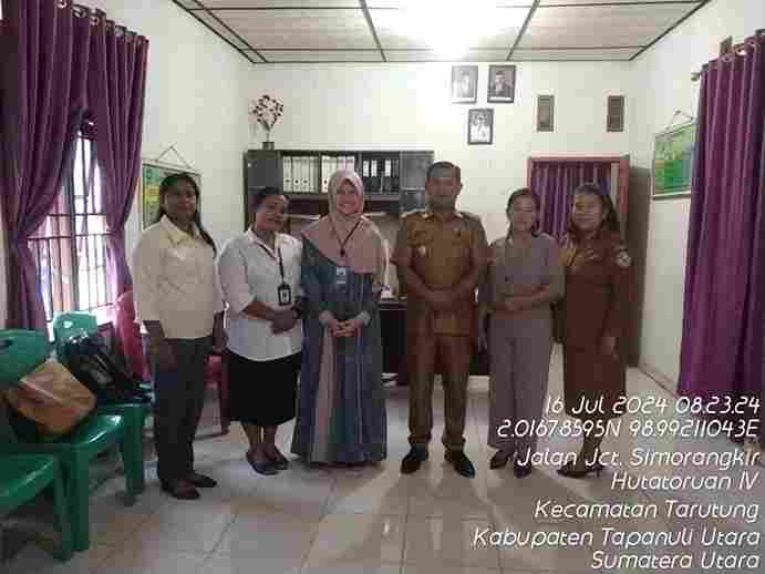 Monitoring Evaluasi TPPS Dan Tim Pendamping Keluarga Desa Simorangkir Julu Oleh Satgas Stunting Kabupaten Tapanuli Utara