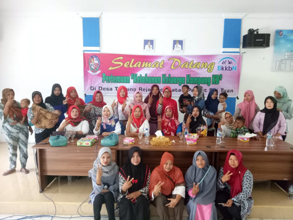 Rapat Pertemuan Ketahanan Keluarga Kampung KB Mangrove Desa Tanjung Rejo