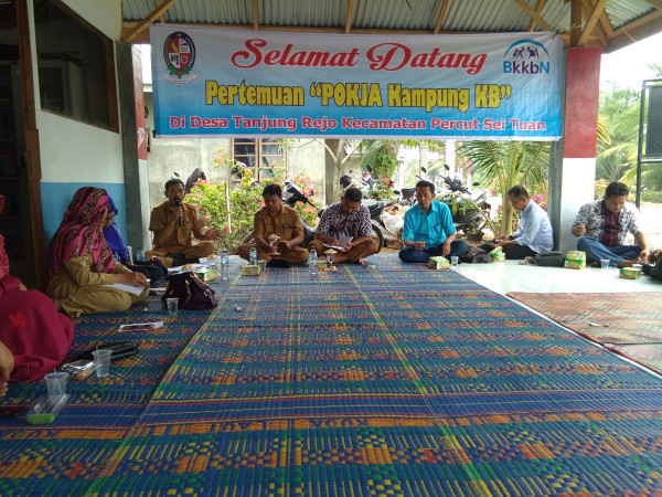 Rapat Pokja Kampung KB Mangrove Desa Tanjung Rejo