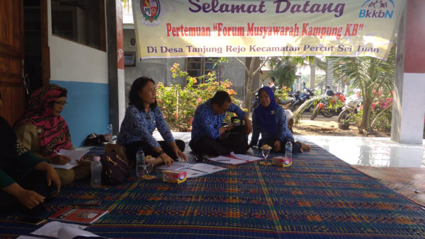 Rapat Pertemuan Forum Musyawarah Kampung Kb Mangrove Desa Tanjung Rejo