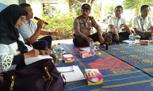 Rapat ketahanan keluarga Kampung KB Mangrove Desa Tanjung Rejo