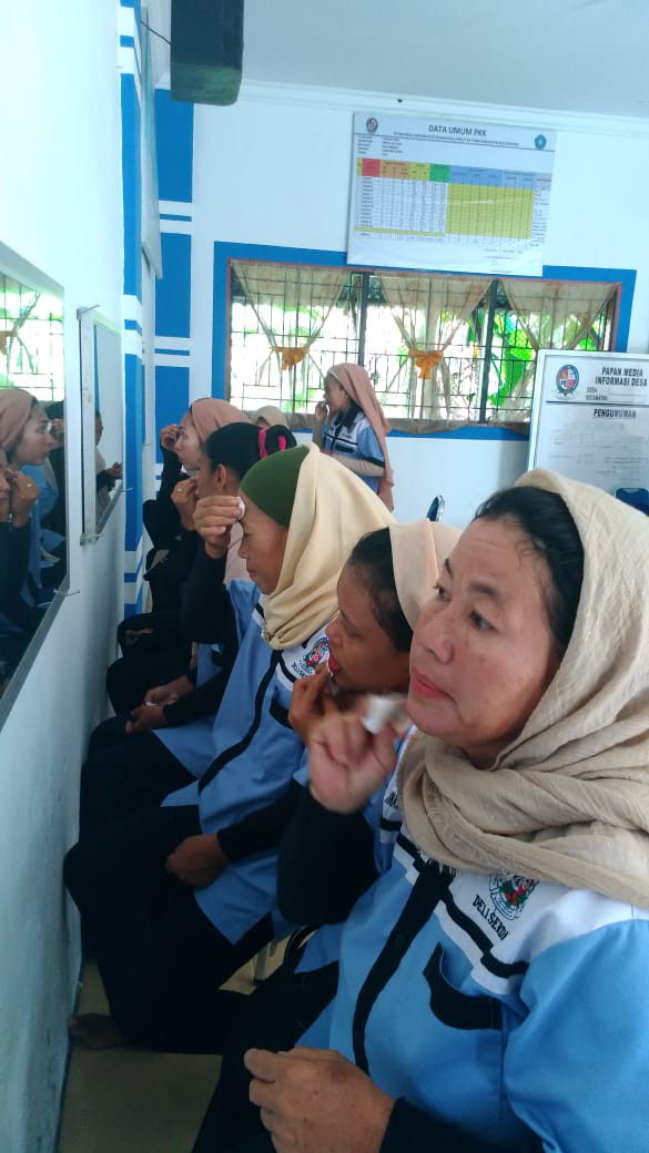 hari ke delapan belas kegiatan tata rias