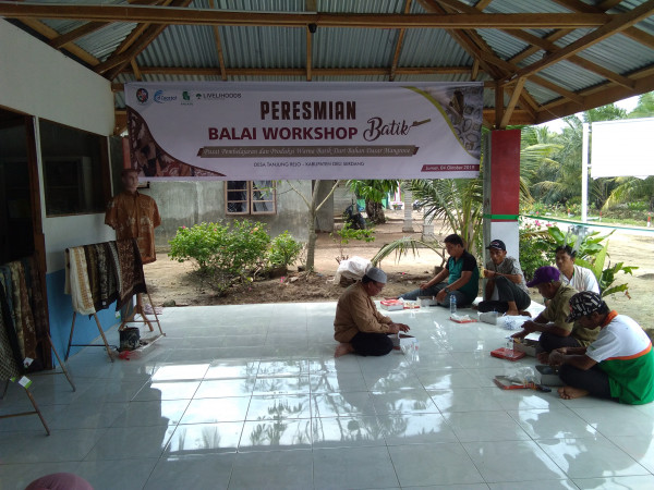 peresmian balai workshop batik