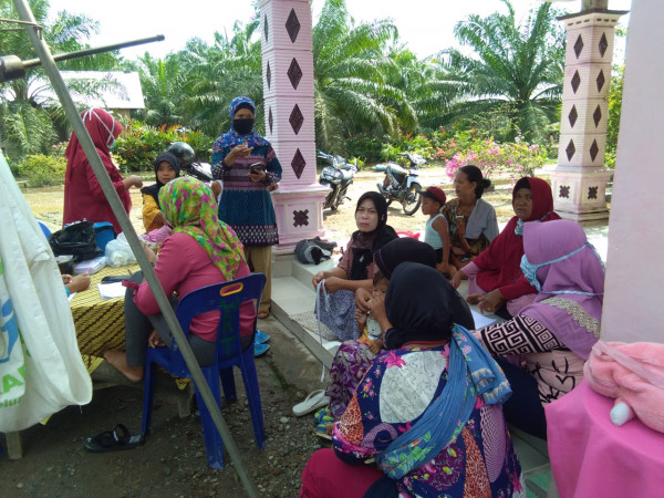 Pembinaan peserta aktif di posyandu Dusun XIV