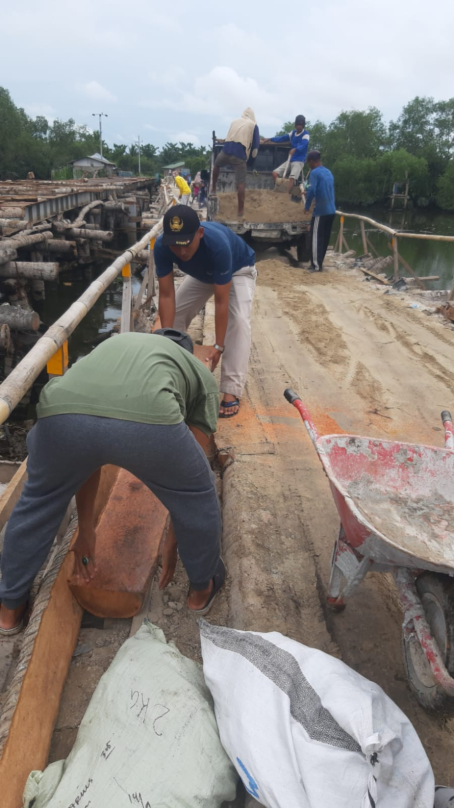 Perbaikan Jembatan Paluh Merbau