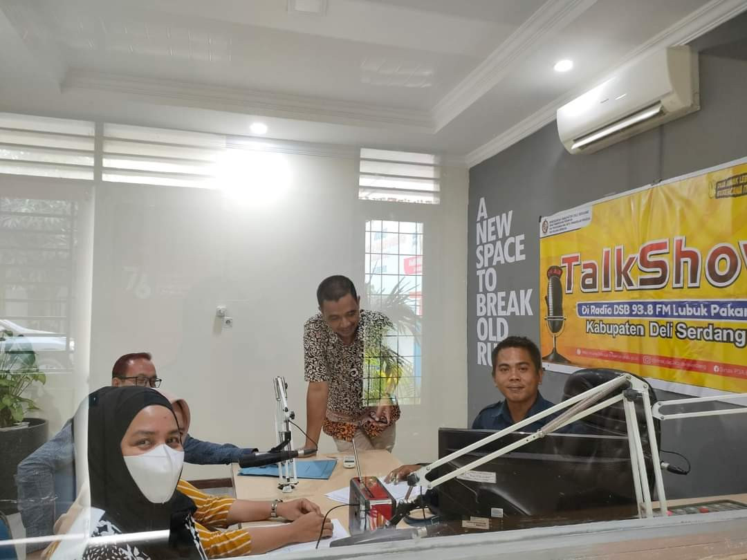 Kegiatan hari ini sebagai Nara sumber talk Show stunting dan Dashat di Radio DSB Deli Serdang.