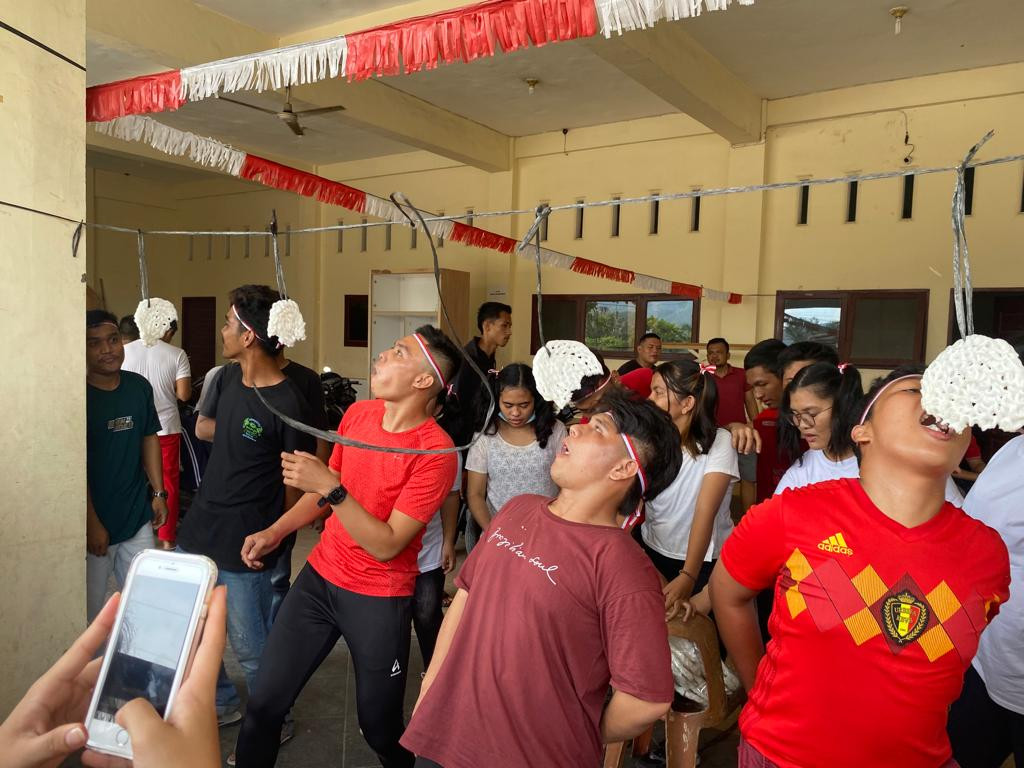 Kegiatan Meningkatkan solidaritas Remaja Desa Pondok Batu Melalui Lomba di Desa Pondok Batu