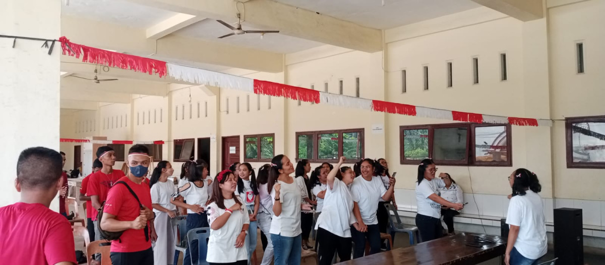 Kegiatan Meningkatkan solidaritas Remaja Desa Pondok Batu Melalui Lomba di Desa Pondok Batu