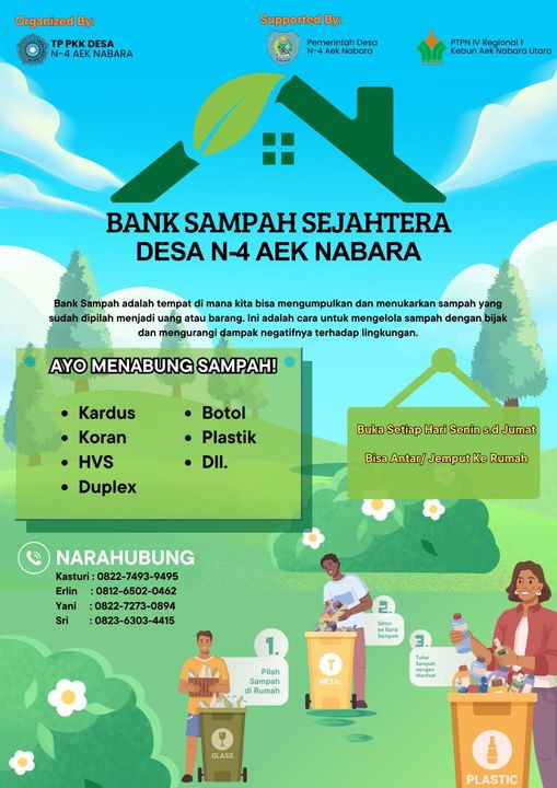 Bank Sampah Desa N-4 Aek Nabara