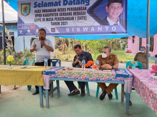 Reses anggota DPRD Kabupaten Serdang Bedagai Dapil III fraksi Partai Nasdem 