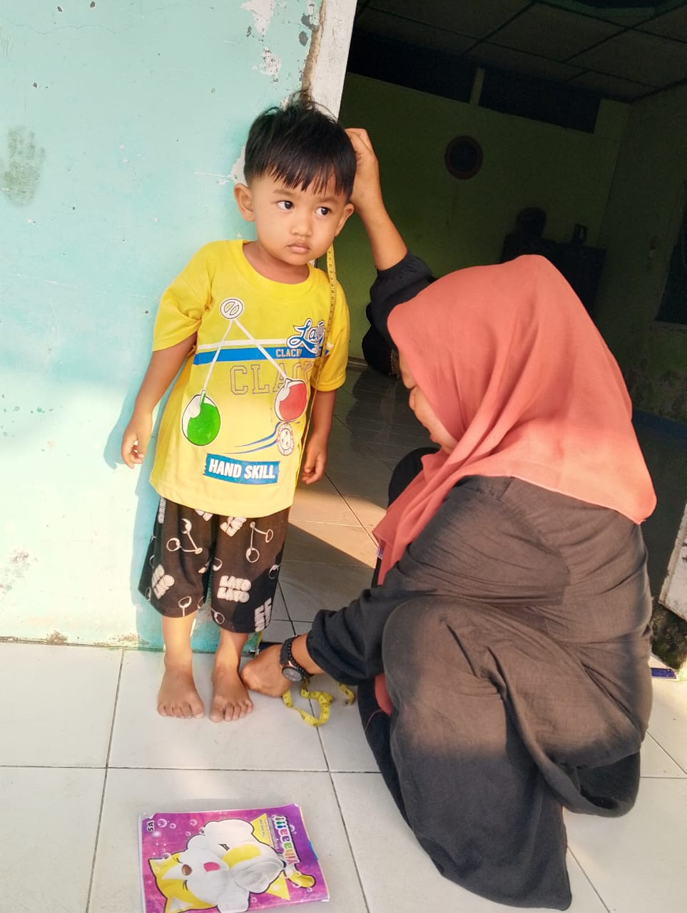 Pelaksanaan posyandu mawar I