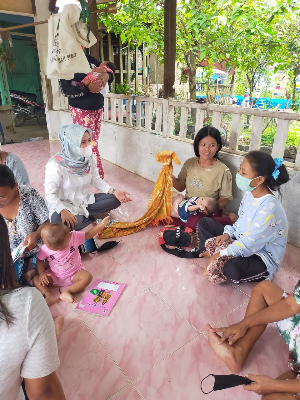 Pertemua ketahanan keluarga berbasis Poktan di kampung KB