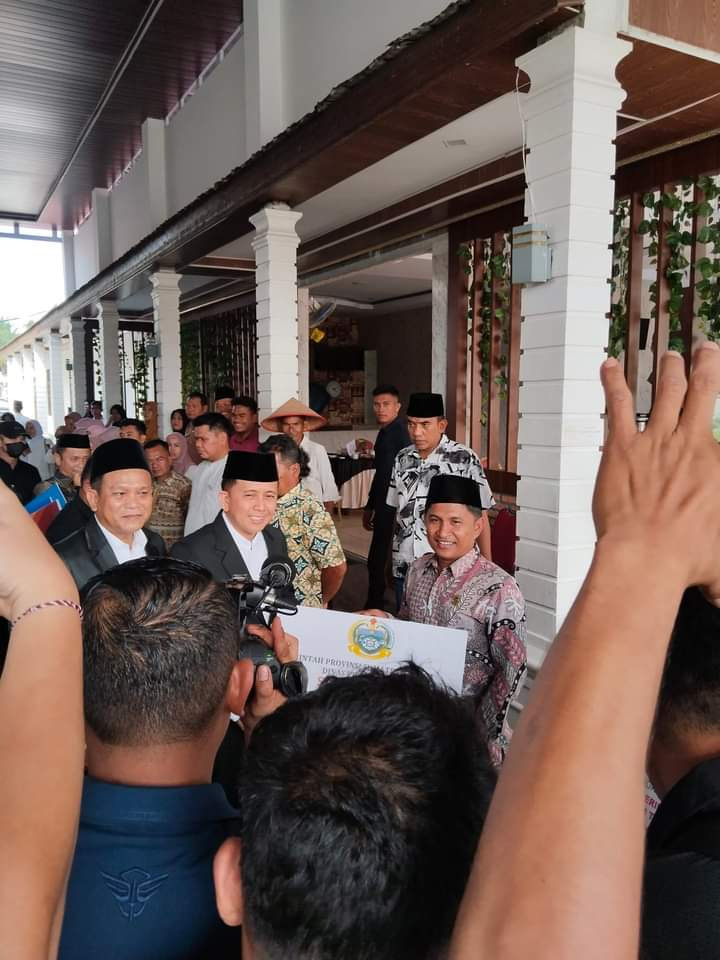 Poto bersama dengan bpk plt bupati padang lawas