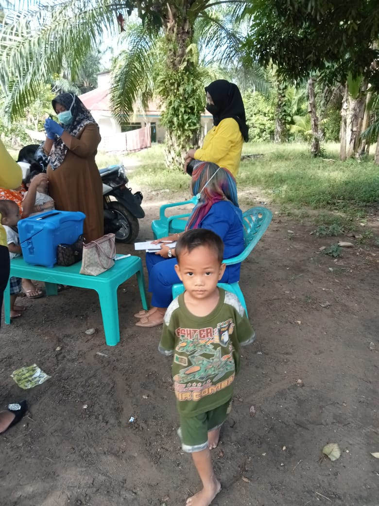 Posyandu pada acara imunisasi setiap bulannya