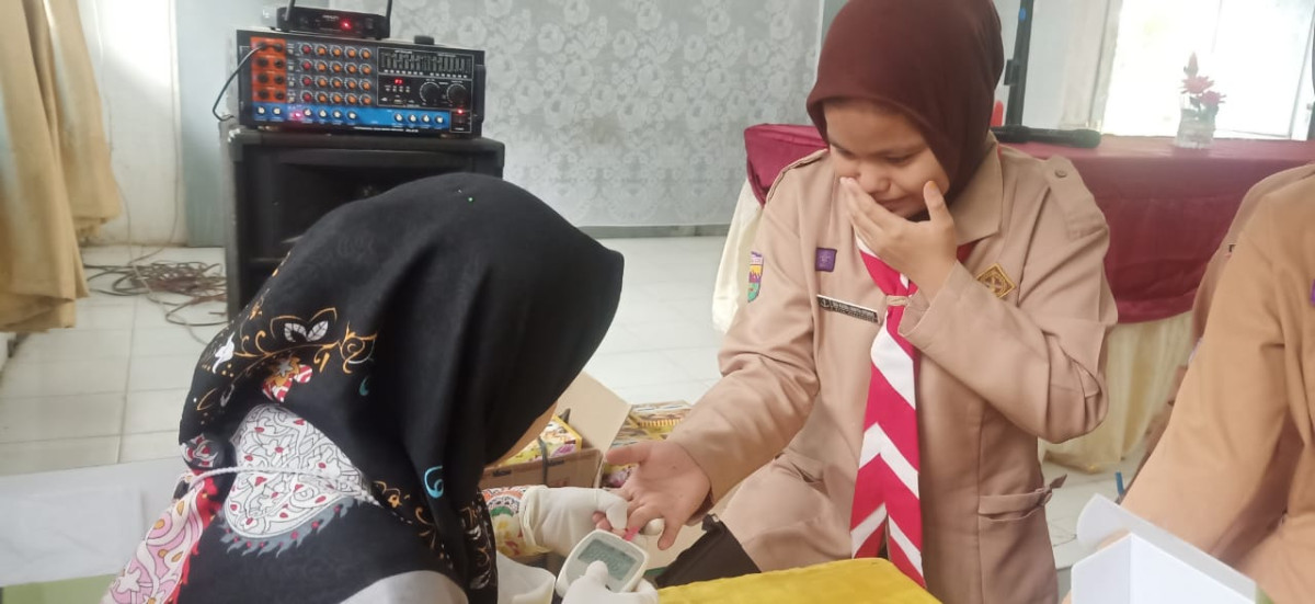 pengambilan data program pendampingan dalam percepatan penurunan stunting pada remaja putri smkn 1kota tanjungbalai