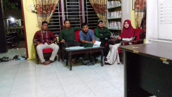 Forum musyawarah Anak pik remaja kpg kb kbn lada dgn peserta KKN dari uin sumut