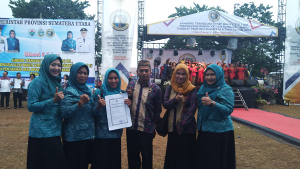 Pemenang lomba PTP2WKSS juara 3 tk provonsi sumut