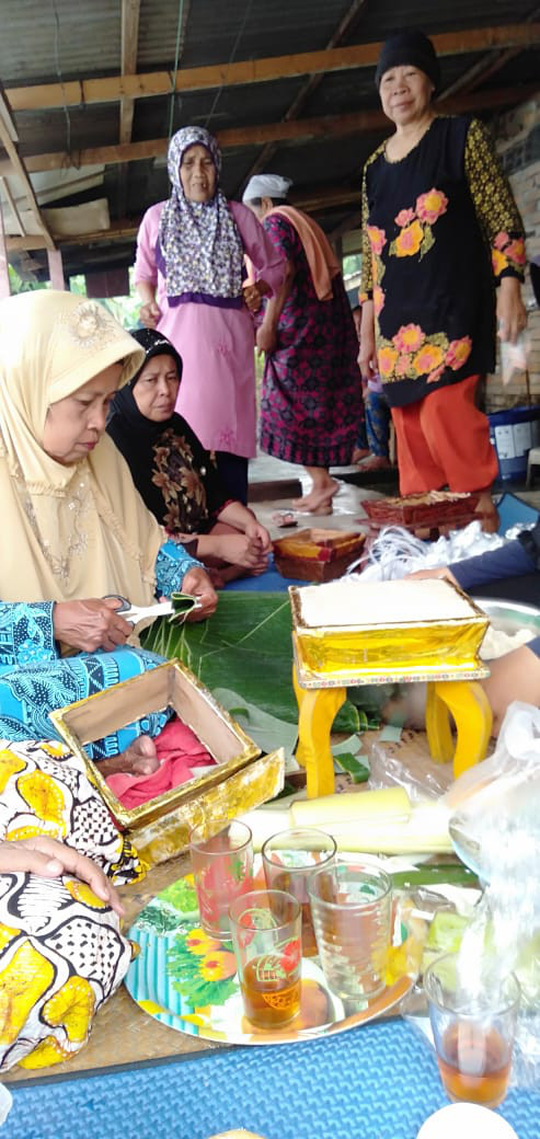 Seksi pokja kasih sayang kpg kb dan kader poktan BKL melati persiapan penyambutan jamaah haji kota binjai