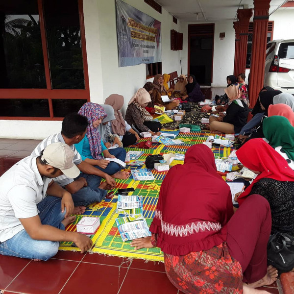 Pertemuan poktan Tribina pd kegiatan operasional penggerakan di kampung KB kebun lada