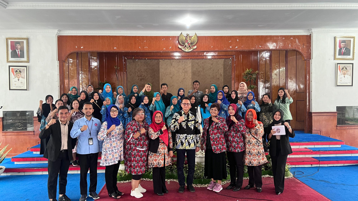 Evaluasi hasil pendampingan keluarga oleh TPK Kampung KB Setia pada kegiatan Rakor TPK Semester II Tingkat Kota Binjai.