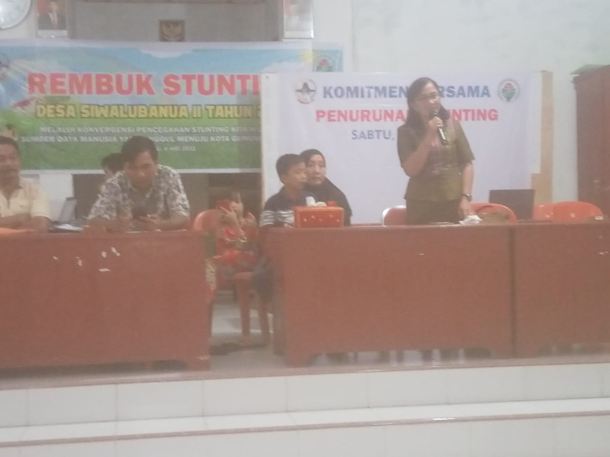 REMUK STUNTING DI DESA SIWALUBANUA II