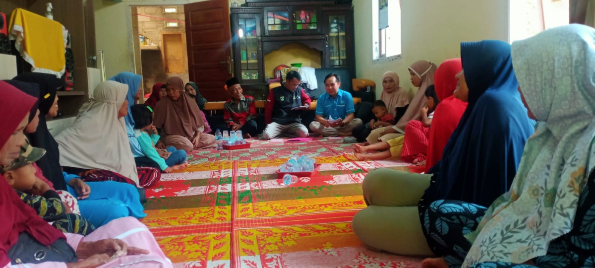 Pertemuan kelompok keluarga penerima PKH Nagari Guguk Sarai