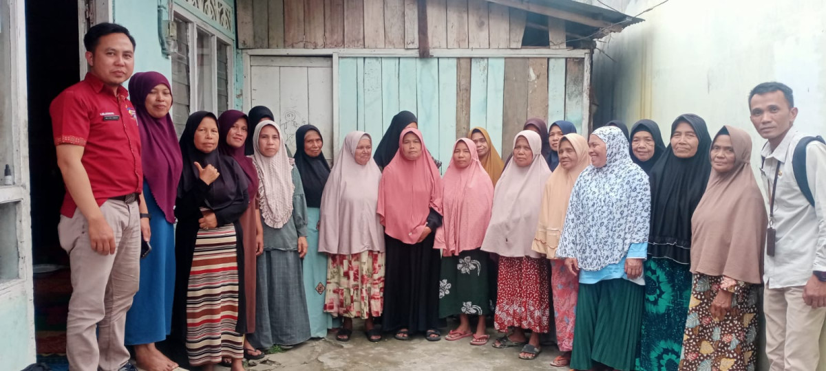 Pertemuan kelompok keluarga penerima PKH Nagari Guguk Sarai