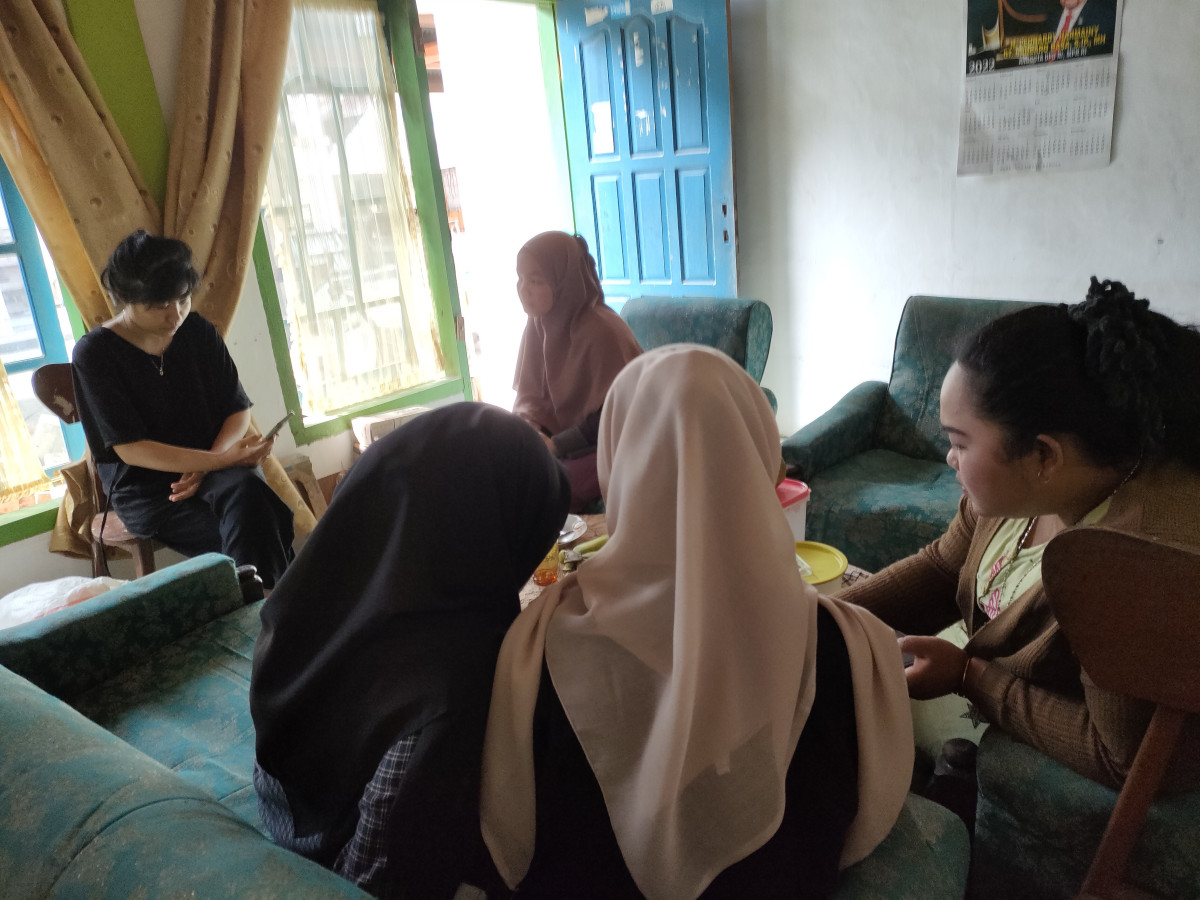 Koordinasi bersama TPK (Tim Pendamping Keluarga) Nagari Sisawah