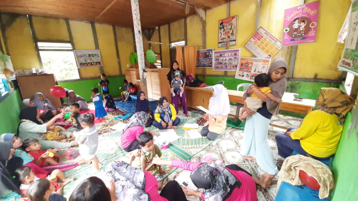 penyuluhan di kelompok BKB