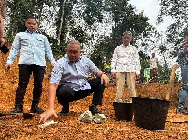 Pembangunan BTS di Nagari Tanjuang Labuah