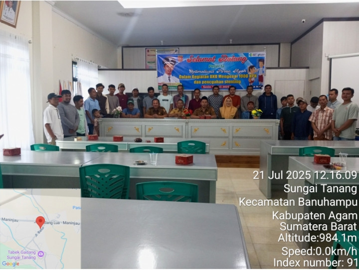 Optimalisasi Peran Ayah dalam Kegiatan BKB mengenai 1000 HPK dan Pencegahan Stunting