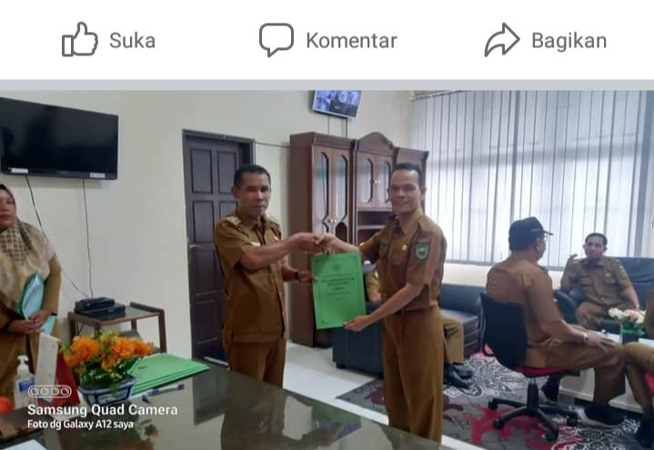 Menjalin perjanjian kerja  sama dengan Disdukcapil Kabupaten Pasaman dengan Pemerintah Nagari Malampah