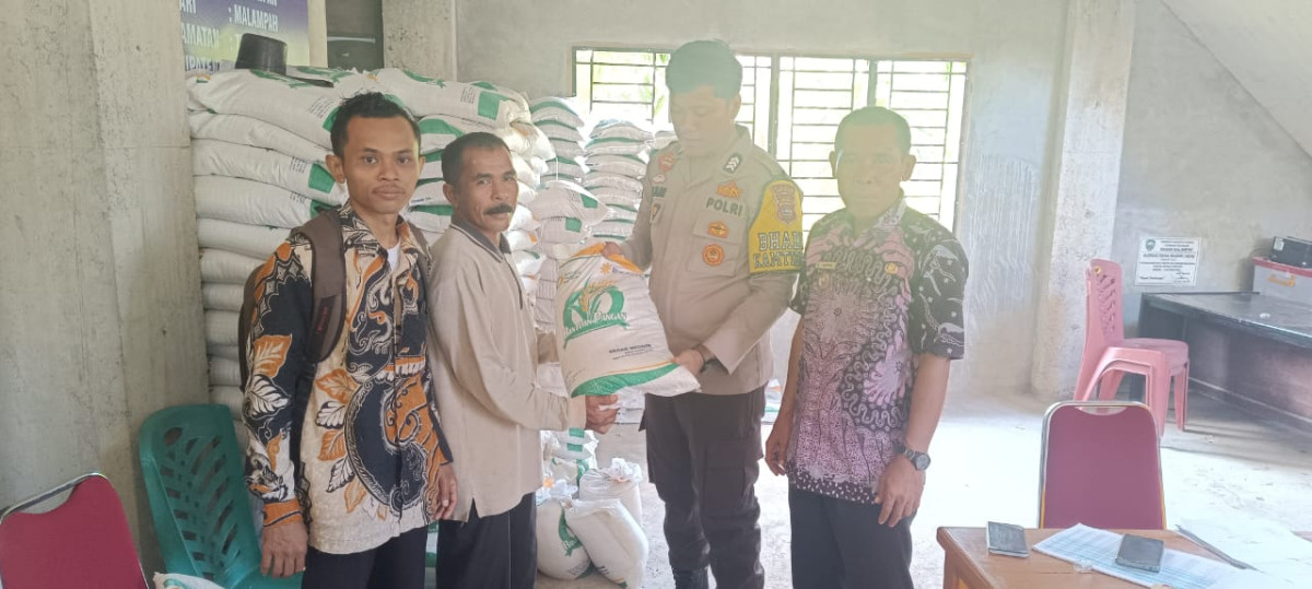 Acara pembagian bantuan pangan tgl 24 juni 2024  lokasi kantor wali malampah