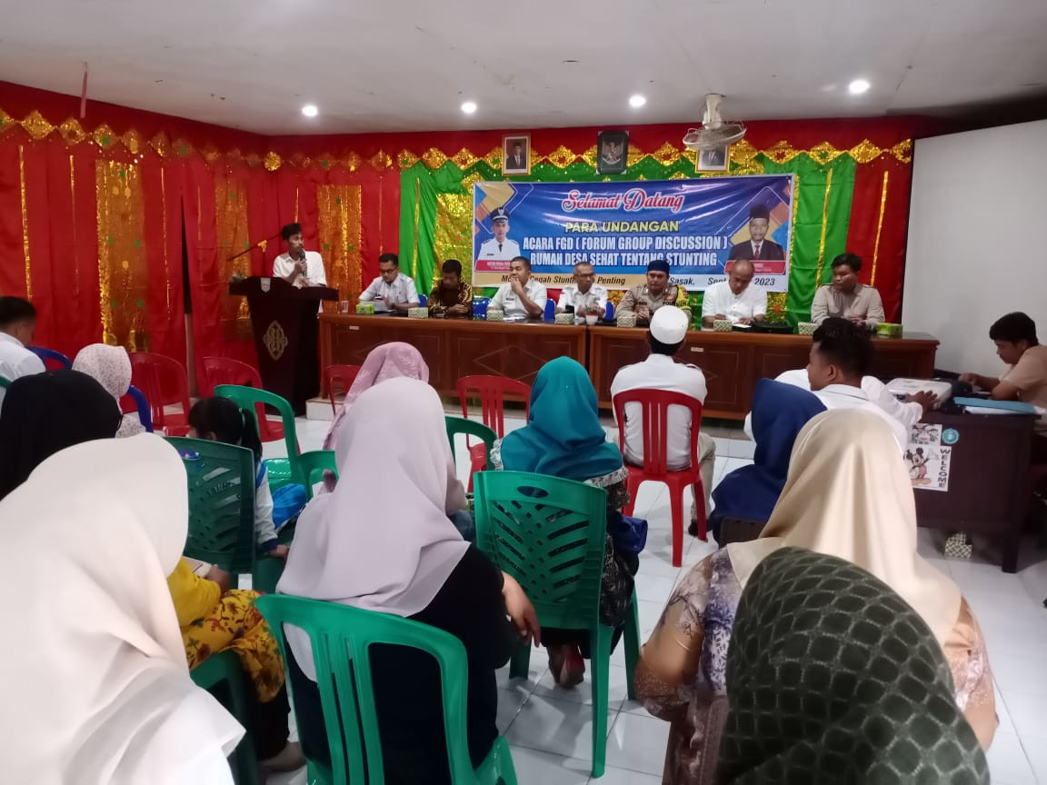 focus grup diskusi rumah desa sehat nagari sasak