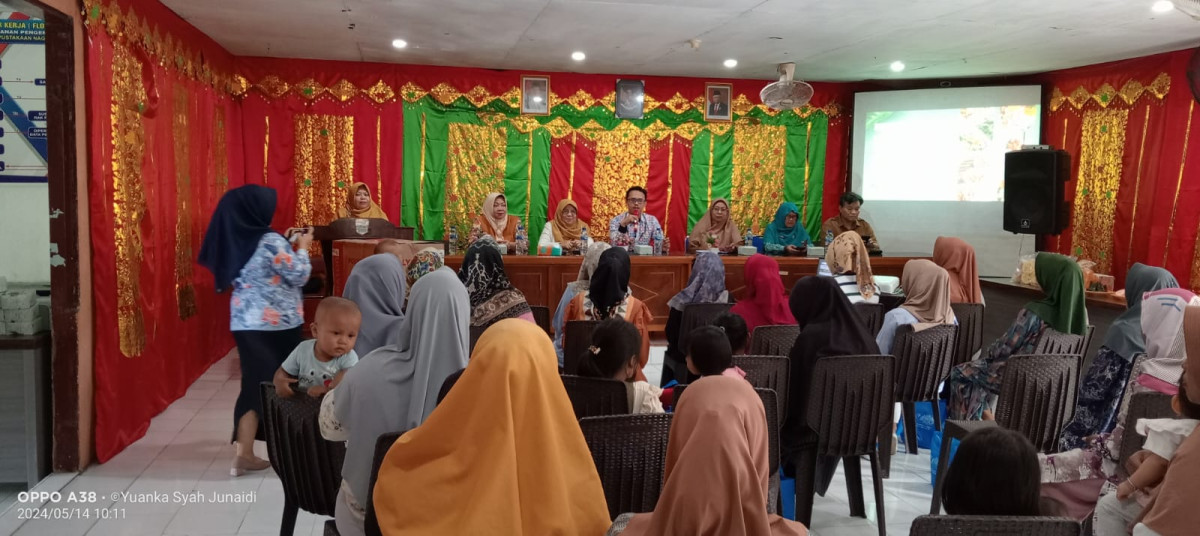 sosialisasi dahsyat kecamatan sasak ranah pasisie serta pembagian ttg bagi uppka dahlia jorong pondok