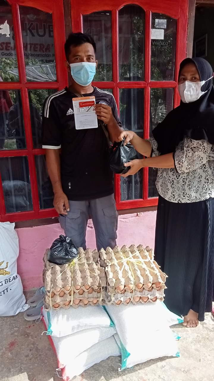 penyaluran kartu sembako PPKM