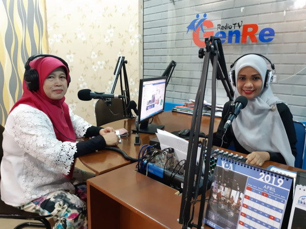 Kegiatan acara di radio BKKBN Provinsi