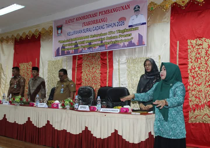 Rapat koordinasi pembangunan (RAKORBANG) Kelurahan Surau Gadang Tahun 2026