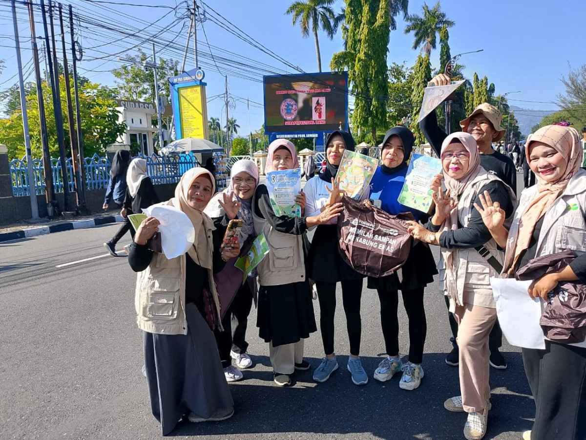 Aksi gerakan forsepsi kota Padang peringatan hari lingkungan hidup sedunia tahun 2025