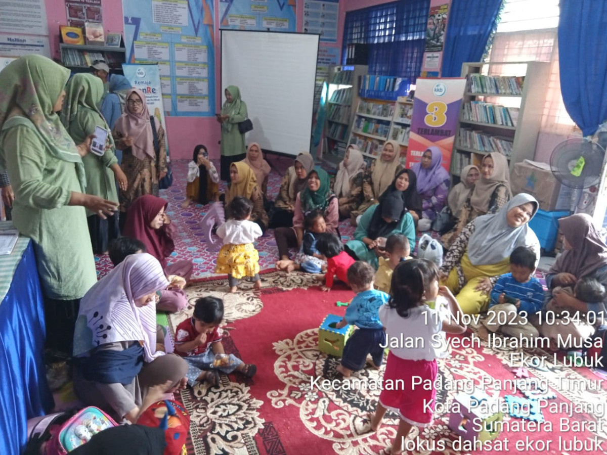 Edukasi Kegiatan DASHAT oleh Tim Kader DASHAT lokus Kelurahan Ekor Lubuk