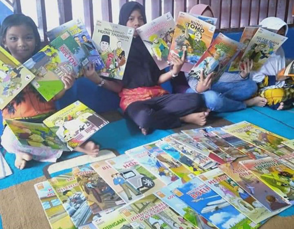 Perusahaan Gas Negara Donasikan Buku ke TBM Sahalai Lapiak