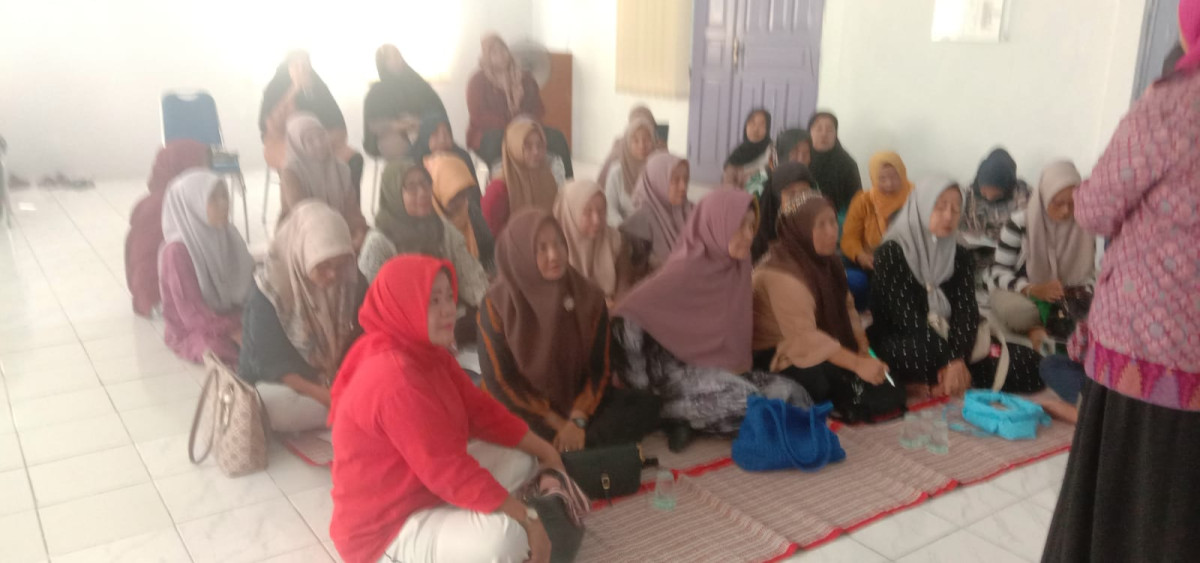 Pertemuan bulanan kader kec rumbai