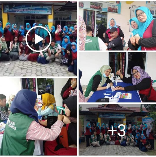 Kegiatan Cek Kesehatan Gratis Oleh Organisasi Kedokteran Tabrani Kota Pekanbaru di wilayah Kampung KB BERKAH BERSAMA KEL AIR DINGIN KEC BUKIT RAYA