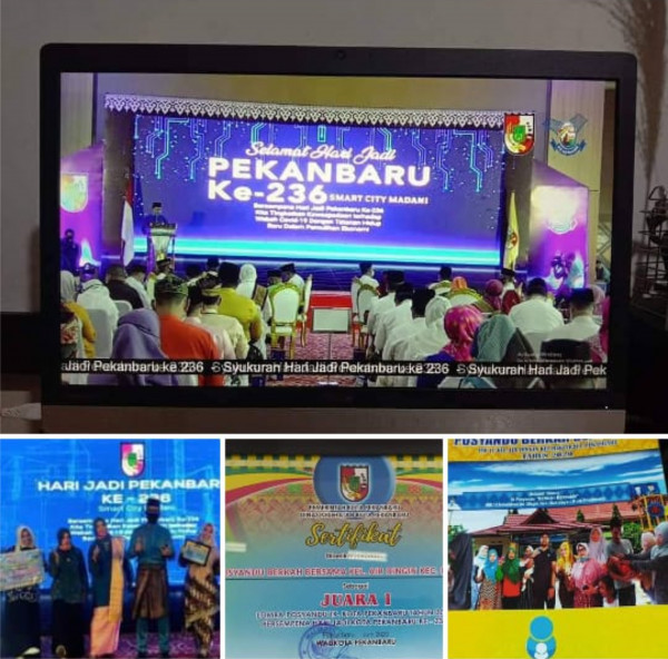 Posyandu BERKAH BERSAMA menjadi pemenang lomba posyandu tingkat kota Pekanbaru
