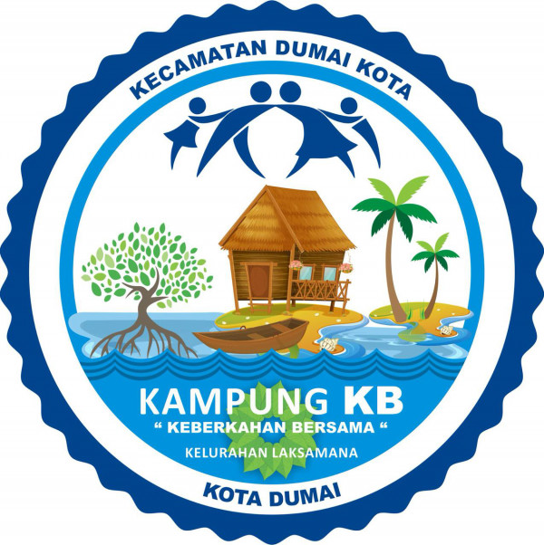 Logo kampung kb keberkahan bersama kelurahan laksamana