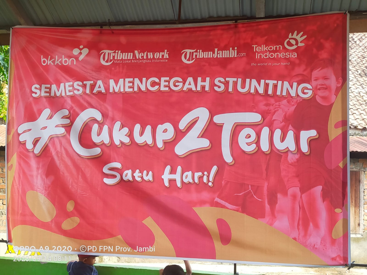 Kegiatan Semesta mencegah stunting dengan makan 2 telur per hari