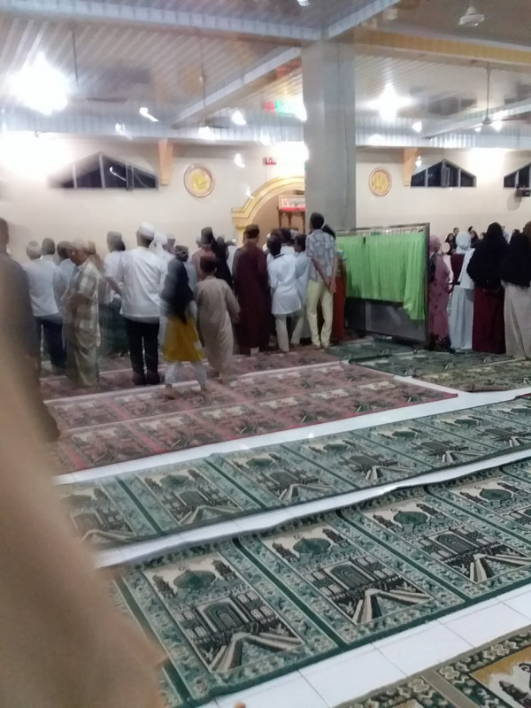 Memperingati maulid nabi besar Muhammad SAW di masjid ala muawanah