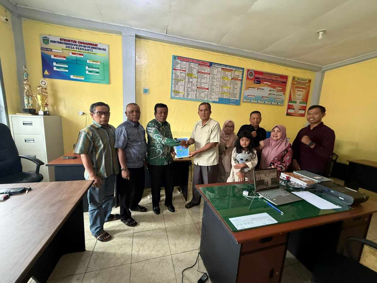 Pengesahan APBDes bersama BPD dan Pendamping Desa